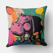 Coussin Design hippo dynamique (Verso)