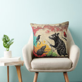 Coussin Design Moderne Art Street (Chaise)