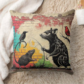 Coussin Design Moderne Art Street (Couverture)