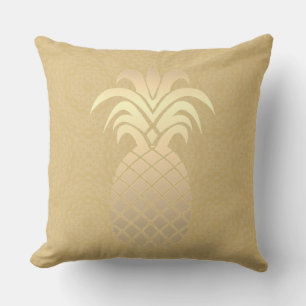 Coussin Design moderne et branché d'ananas sur bronzage cl