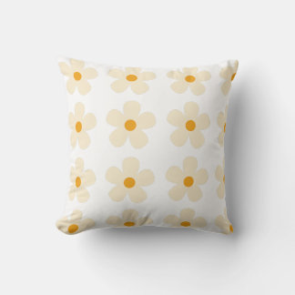 Coussin design motif de fleurs