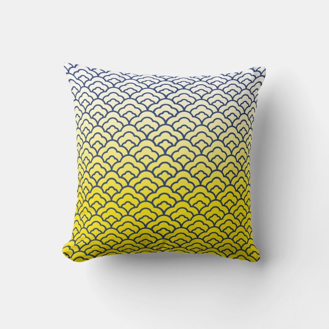 Coussin Design Motif japonais (Recto)