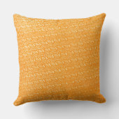 Coussin Design Motif orange vibre (Verso)
