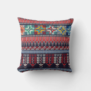 Coussin Design motif sans couture avec Palestini tradition