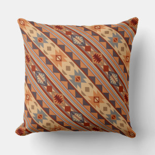 Coussin Design Motif Sud-Ouest Tan
