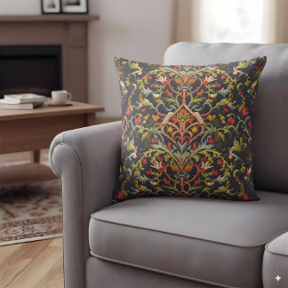 Coussin Design ornemental inspiré par William Morris
