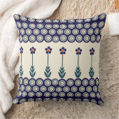 Coussin Design polonais de céramiques traditionnelles (Couverture)