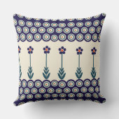 Coussin Design polonais de céramiques traditionnelles (Verso)
