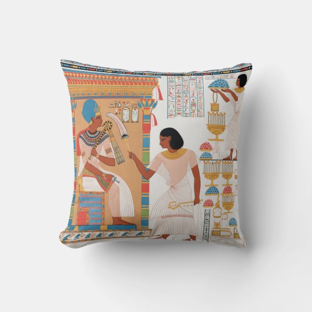 Coussin Design royal égyptien (Recto)