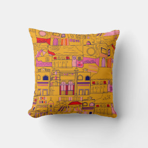 Coussin Design sans couture motif mexicain. Textile de déc
