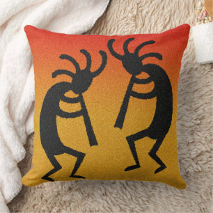 Coussin Design sud-ouest de Kokopelli