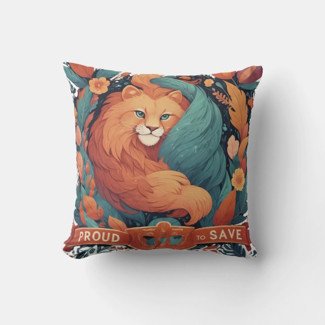 Coussin "Design unique de stéthoscope en forme de cœur  (Recto)