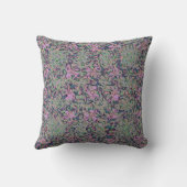 Coussin design Victorian Blue Pink (Verso)
