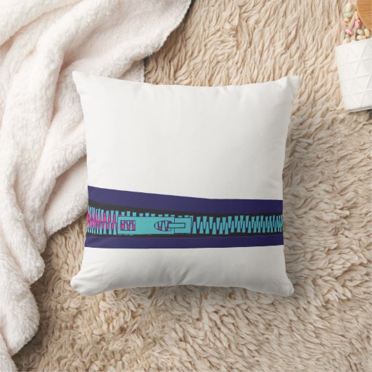 Coussin design zip simple mignon (Couverture)