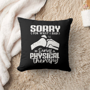 Coussin Désolé Pour Ce Que J'Ai Dit La Récupération Physiq
