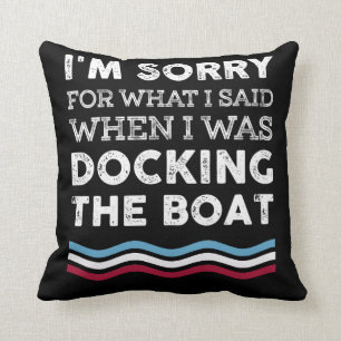 Coussin Désolé Pour Ce Que J'Ai Dit Quand J'Ai Quitté Le B