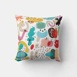 Coussin Désordre de jaillissement de couleur