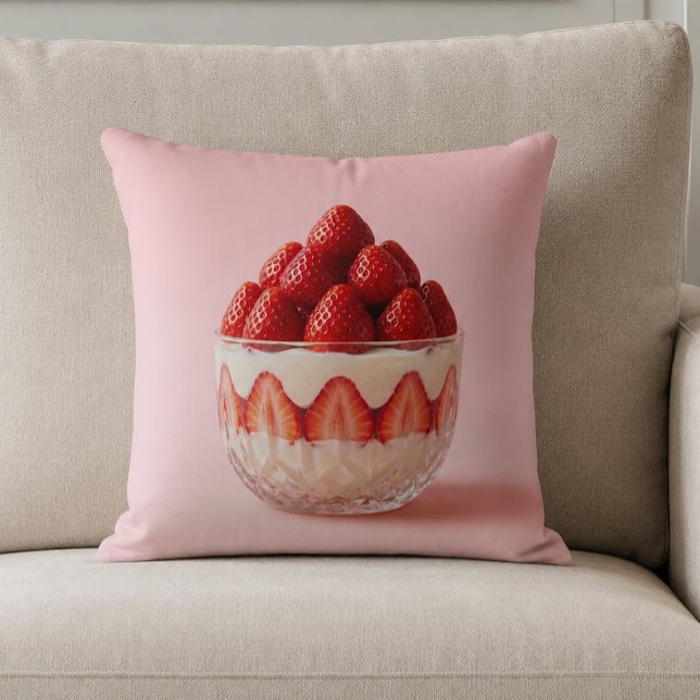 Coussin Dessert aux fraises (Créateur téléchargé)