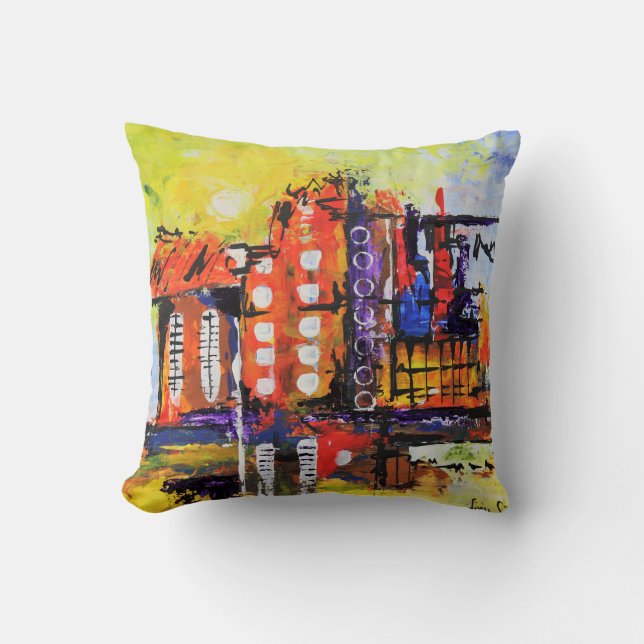 Coussin Dessin Abstrait (Recto)