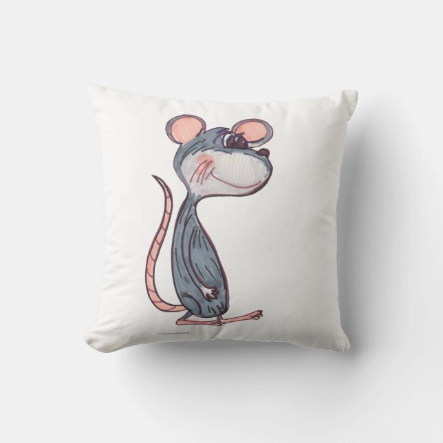 Coussin Dessin amusant Souris mignonne Rodent Conception d (Recto)