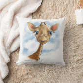Coussin Dessin animé de bébé girafe mignon (Couverture)