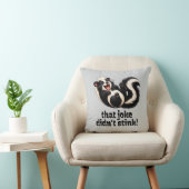 Coussin Dessin animé de blague de mouffette drôle (Chaise)