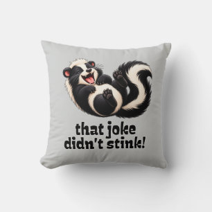 Coussin Dessin animé de blague de mouffette drôle