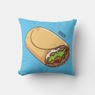 Coussin dessin animé de Burrito