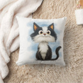Coussin Dessin animé de chat en smoking mignon (Couverture)
