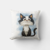 Coussin Dessin animé de chat en smoking mignon (Recto)