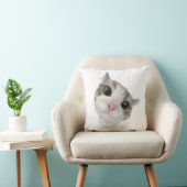Coussin Dessin animé de chaton tabby mignon (Chaise)