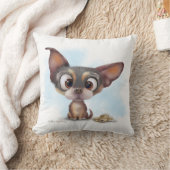 Coussin Dessin animé de chiot Chihuahua mignon (Couverture)