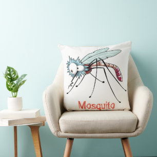 Coussin Dessin animé de moustique