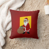 Coussin Dessin animé de Père Noël noir (Couverture)