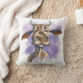 Coussin Dessin animé de vache Brahman (Couverture)