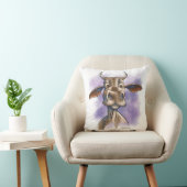 Coussin Dessin animé de vache Brahman (Chaise)