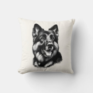 Coussin Dessin de Berger Allemand