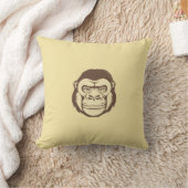 Coussin Dessin de dessin de Gorilla (Couverture)