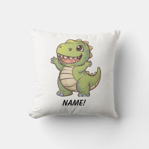 Coussin Dessin de dinosaure préhistorique mignon t rex