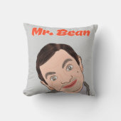 Coussin Dessin de fan pour M. Bean (Rowan Atkinson) (Recto)