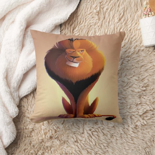 Coussin dessin de lion (Couverture)