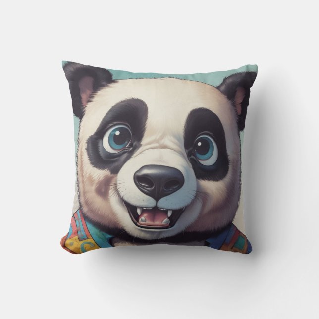 Coussin Dessin de Panda (Recto)