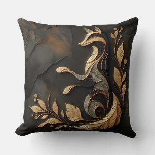 Coussin Dessin de renard élégant Imaginaire