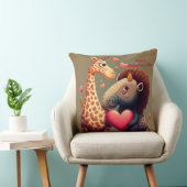 Coussin Dessin de Saint Valentin sur mesure (Chaise)