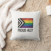 Coussin Dessin de T-Shirt Vectoriel Drapeau de Fierté Alli (Couverture)