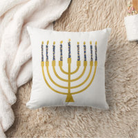 Dessin des bougies bleues de Menorah Hanoukka