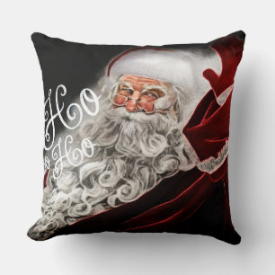 Coussin Dessin dur Pastel Noël Père Noël Baby Elf