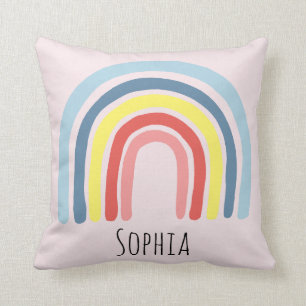 Coussin Dessin et nom d'enfant de filles jote Whimsical Ra