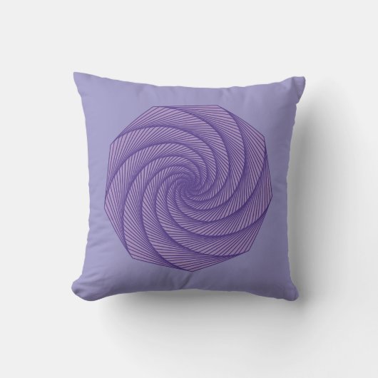 Coussin dessin géométrique (Recto)
