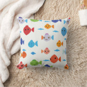 Coussin dessin humoristique sur le poisson (Couverture)
